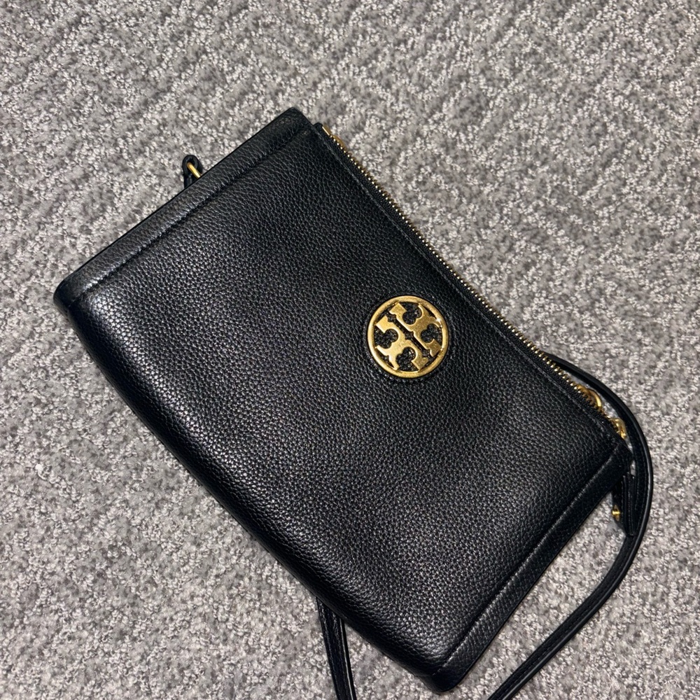 Tory Burch Black Leather Crossbody Bag